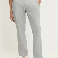 Kalhoty Abercrombie & Fitch pánské, šedá barva, jednoduché, KI130-4117