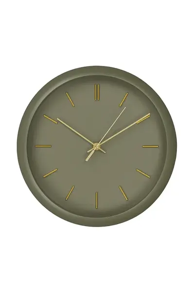 Nástěnné hodiny House Nordic Rossano zelená barva