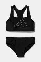 Dvoudílné dětské plavky adidas Performance černá barva, JJ0433