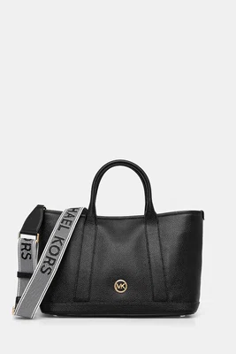 Kožená kabelka MICHAEL Michael Kors černá barva, 30R4G99S2L