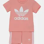 Dětská bavlněná souprava adidas Originals oranžová barva, JC6580