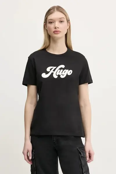 Bavlněné tričko HUGO