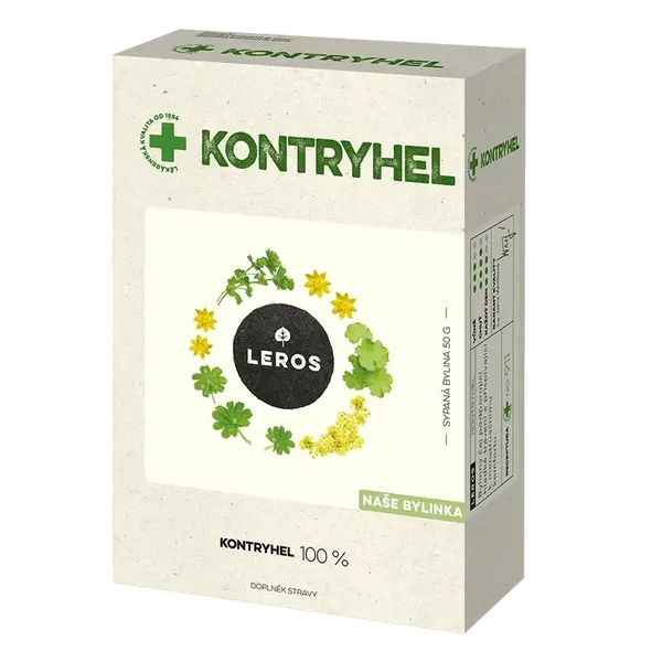 Leros Kontryhel nať sypaný čaj 50 g