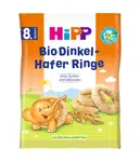 Hipp SUŠENKY BIO Špaldovo-ovesné prstýnky 30 g