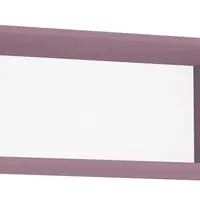 Závěsná skříňka rea rebecca 7 s dvířky/bez dvířek - plum