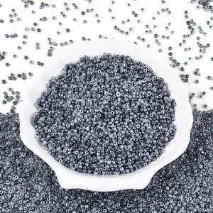 12/0 Ceylon Round Glass Seed Beads