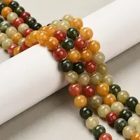 Natural White Jade Beads Strands