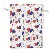 Christmas Theme Cloth Printed Storage Bags