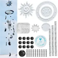 DIY Sun & Moon & Star Wind Chime Making Kits