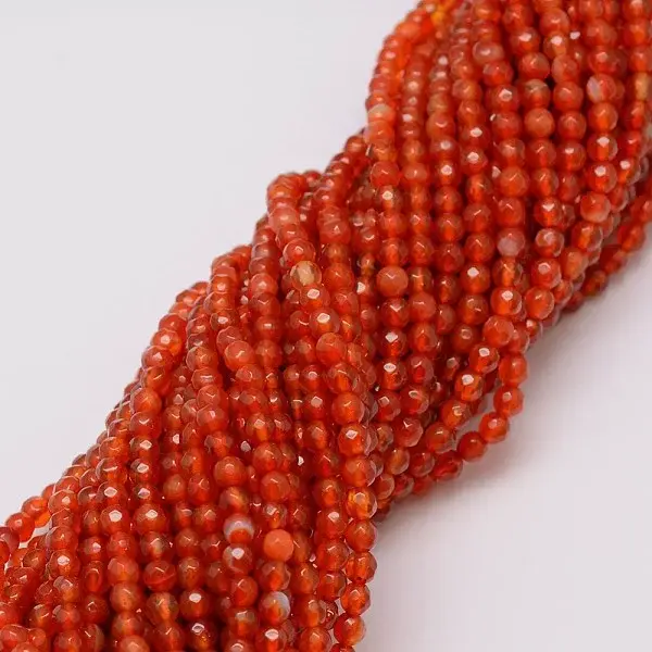 Natural Agate Bead Strands