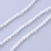 Natural White Topaz Beads Strands