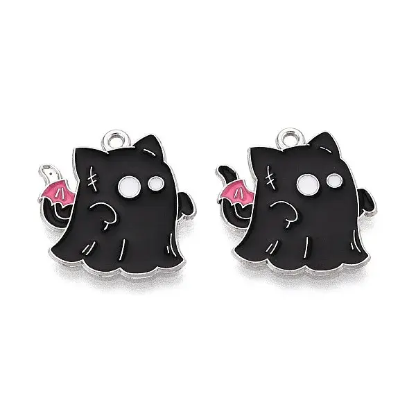 Halloween Theme Alloy and Enamel Pendants