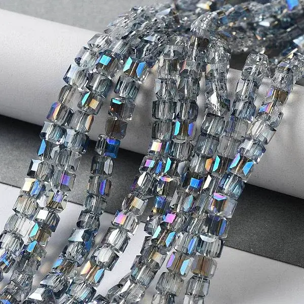 Electroplate Glass Bead Strands