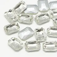 Pointed Back Glass Rhinestone Cabochons