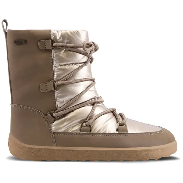 Zimní barefoot boty Be Lenka Snowfox Woman - Champagne & Brown