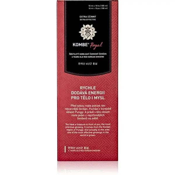 Kombe Kombe Royal Extrakt z ženšenu ženšen 10x10 ml