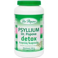 Dr. Popov Psyllium DETOX kapsle kapsle pro podporu trávení 120 cps
