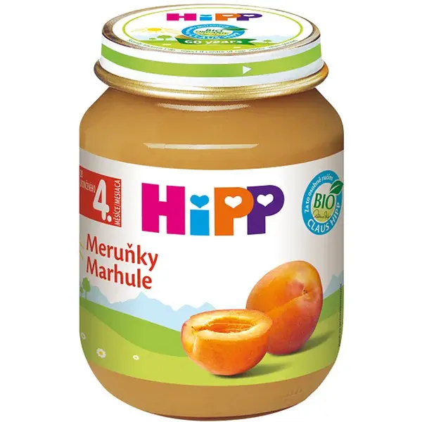 Hipp BIO meruňky ovocný příkrm 125 g