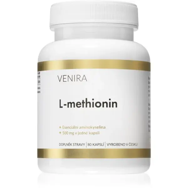 Venira L-methionin kapsle krásné vlasy, nehty a pokožka 80 cps
