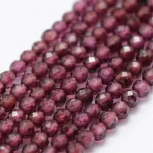 Natural Garnet Beads Strands