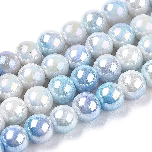 Electroplated Glass Beads Strands