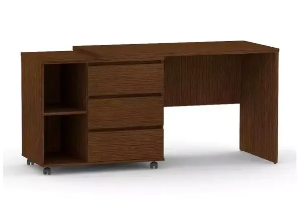 Psací stůl s otočným kont. rea roy-wenge - levá