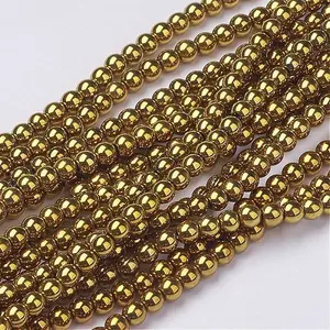 Non-Magnetic Synthetic Hematite Beads Strands