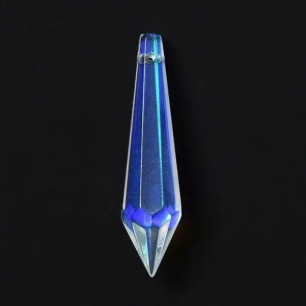 Transparent Glass Big Cone Pendulum Pendants