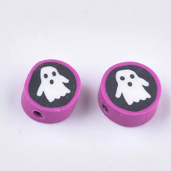 Halloween Theme Handmade Polymer Clay Beads