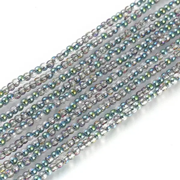 Electroplate Glass Beads Strands