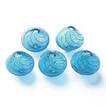 Transparent Handmade Blown Glass Globe Beads
