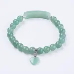 Natural Green Aventurine Stretch Bracelets