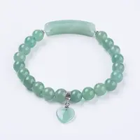 Natural Green Aventurine Stretch Bracelets