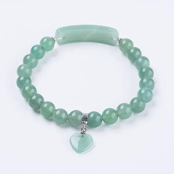 Natural Green Aventurine Stretch Bracelets
