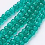 Crackle Glass Beads Strands