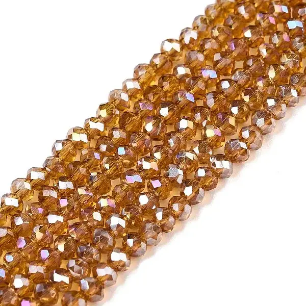 Electroplate Glass Beads Strands