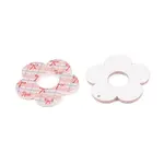 Flower Theme Printed Acrylic Pendants