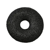 Natural Lava Rock Disc Big Pendants