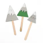 Paper Christmas Trees Cake Insert Card Decoration