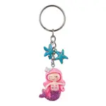 Mermaid Opaque Resin Pendant Keychain