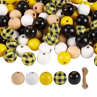 200Pcs Wooden Beads