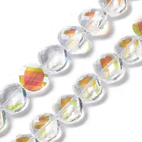 Faceted Glass Beads Strands