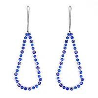 Evil Eye Lampwork Beaded Mobile Phone Straps