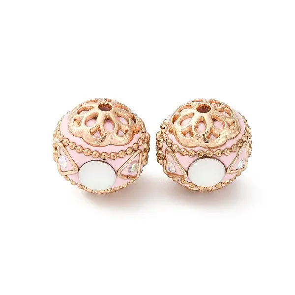 Handmade Resin Indonesia Round Beads