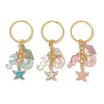 3Pcs Alloy Enamel Keychain