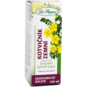 Dr. Popov Originálne bylinné kvapky Zemná sasanka bylinné kvapky 100 ml