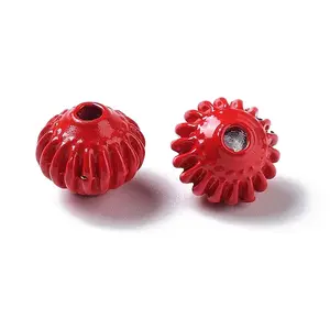 Spray Painted Alloy Bead