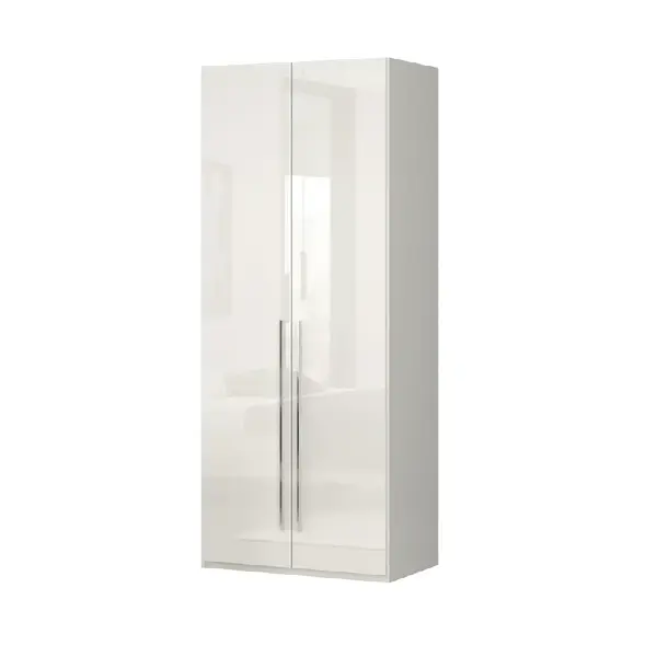 Dvoudveřová skříň tiana-béžová - p22b/pn s osvětlením