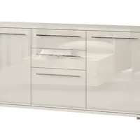 Široká kombinovaná komoda tiana iii - béžová