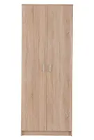 Dvoudveřová šatní skříň nerea - dub sonoma